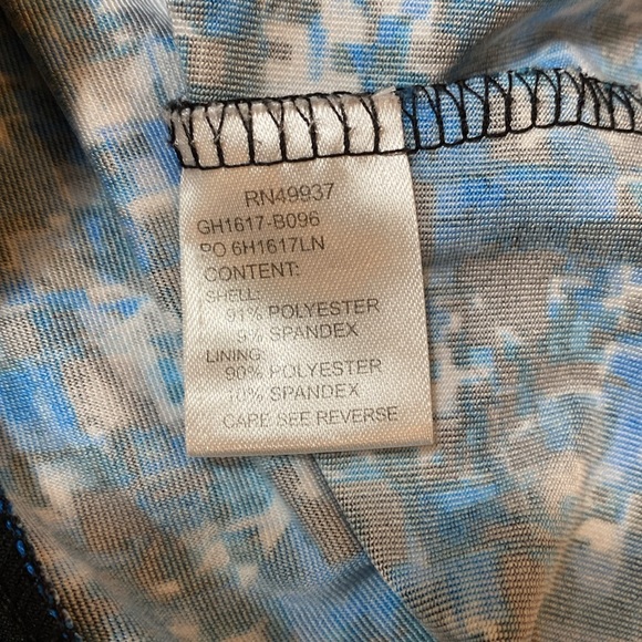 Tail Golf Dress Size Medium White Label Sleeveless 1/4 Zip Royal Blue/Black - Picture 4 of 11